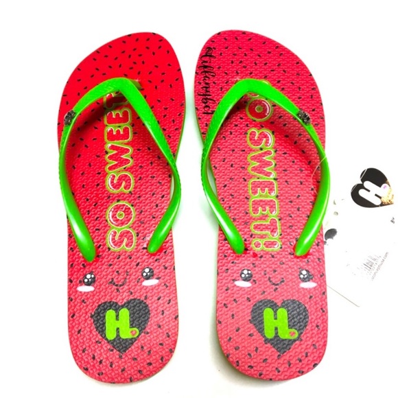 Harajuku Lovers So Sweet Flip Watermelon Flop Sandals - Picture 2 of 7